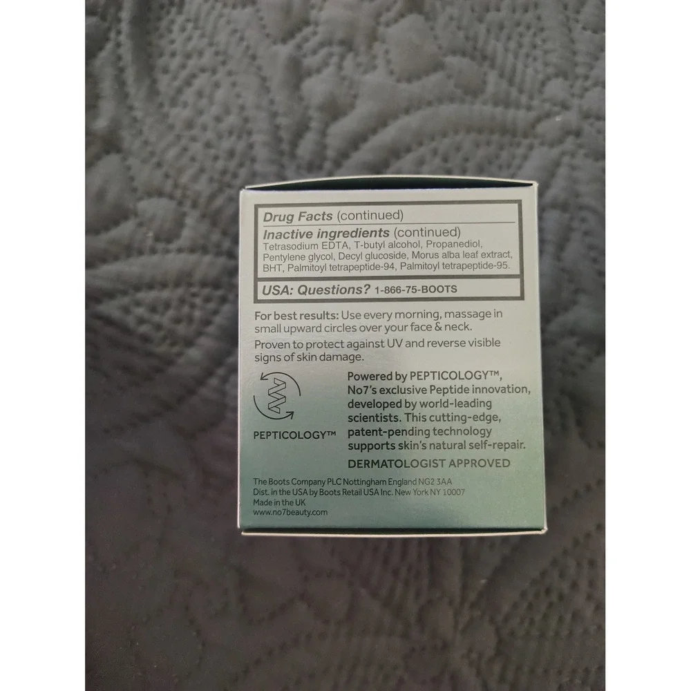 No7 Future Renew Damage Reversal Day Cream SPF 25 Sunscreen‎ 50ml 1.69oz New Box